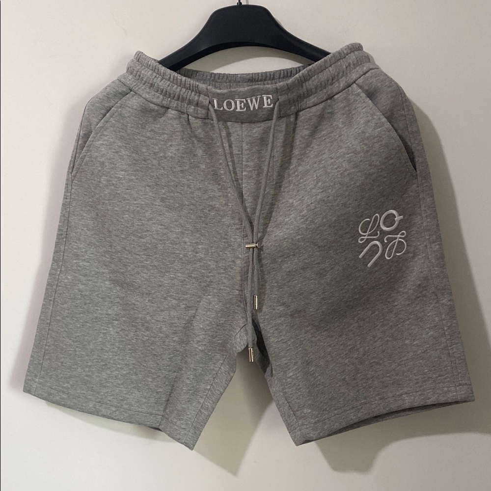 Loewe Embroidered Letters Logo Shorts